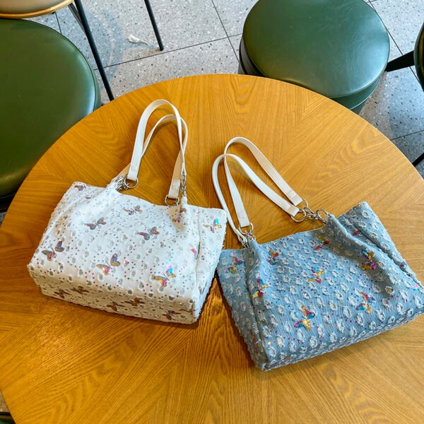 European American Large Bag Large Capacity Bag Shoulder Messenger Commuter Bag Women