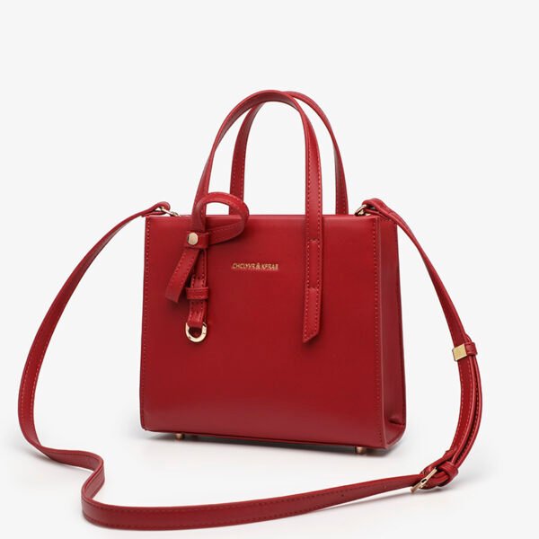 Platinum Crocodile Pattern Shoulder Bag