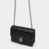 Early Fall New Senior Texture Commuter Small Square Bag Diamond Lattice Black Chain Shoulder Bag Versatile Diagonal Cross Bag