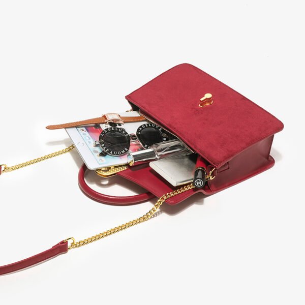 Large Capacity Red Handbag