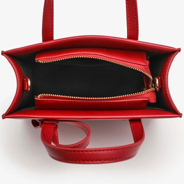 Platinum Crocodile Pattern Shoulder Bag