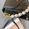 One-Shoulder Crossbody Korean Version Pearl Handbag Fashionable Simple Sweet Women's Bag Mobile Phone Bag