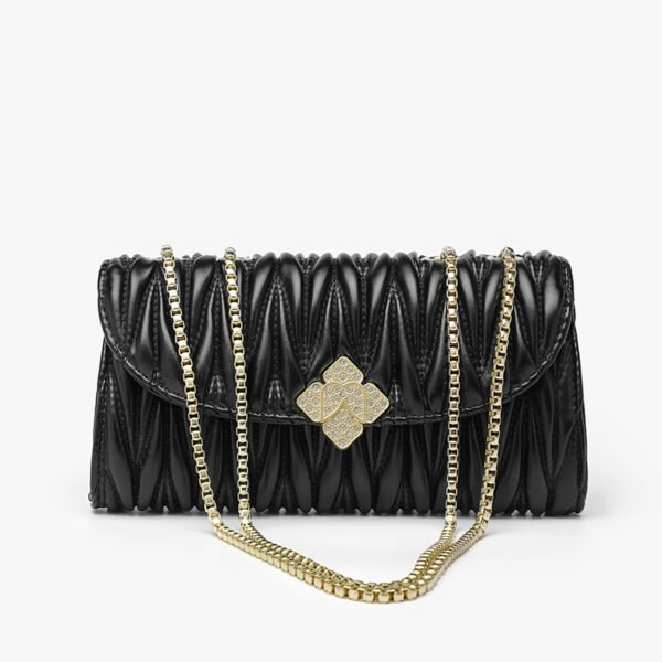 Single Shoulder Chain Bag Internet Celebrity High-End Texture Niche Women's Bag Fashion Trend Diamond Chain Bag