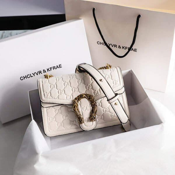 主图 (12) Chain Bag Small Square Bag Bag Senior Sense Of Hundred Shoulder Crossbody Bag Fashion Shoulder Bag