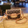 主图 (12) Retro Design Pu Horsebit Saddle Bag Old Flower Women's Bag Single Shoulder Cross-Border Bag Messenger Bag Bags Women's Bag