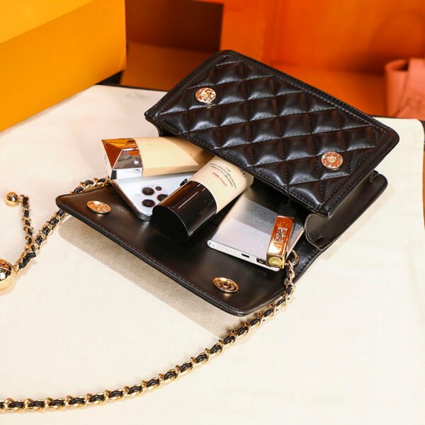 Spring/Summer Popular Diamond Chain Bag Women's Small Square Bag Design Niche Shoulder Messenger Bag
