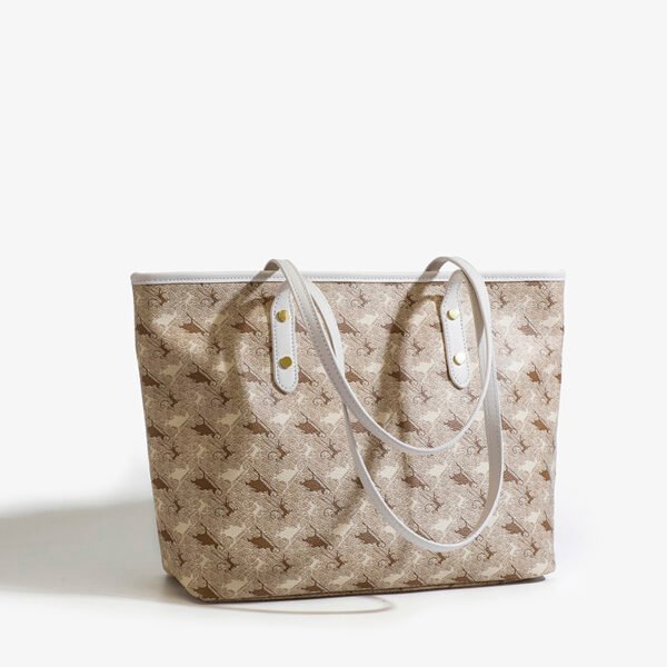 Old Flower Full Print Tote Bag