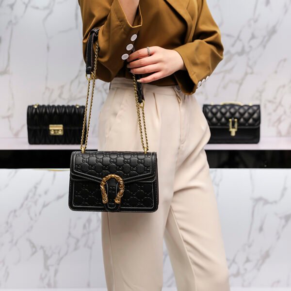 主图 (16) Chain Bag Small Square Bag Bag Senior Sense Of Hundred Shoulder Crossbody Bag Fashion Shoulder Bag