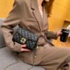Lattice Small Gold Ball Chain Bag Simple Fashion Messenger Bag Female Trendy Daily Versatile Small Square Bag