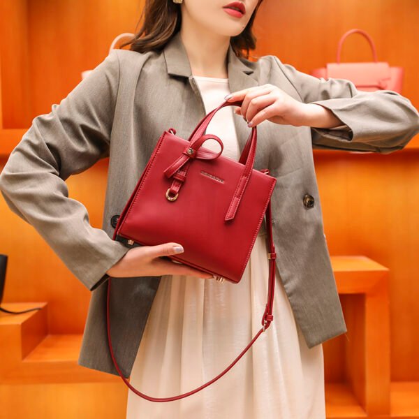 Platinum Crocodile Pattern Shoulder Bag