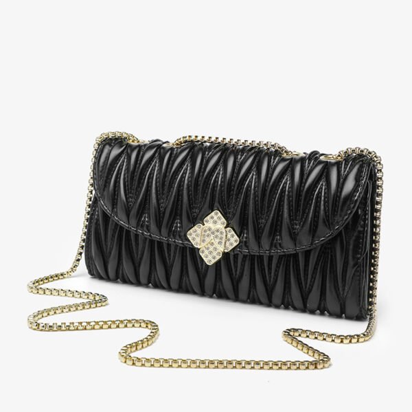 Single Shoulder Chain Bag Internet Celebrity High-End Texture Niche Women's Bag Fashion Trend Diamond Chain Bag