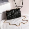 Spring Summer New Fashion Chain Shoulder Wrinkled Leather Bag Diamond Crossbody Bag Underarm Bag Women's Bag