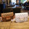 Retro Design Pu Horsebit Saddle Bag Old Flower Women's Bag Single Shoulder Cross-Border Bag Messenger Bag Bags Women's Bag