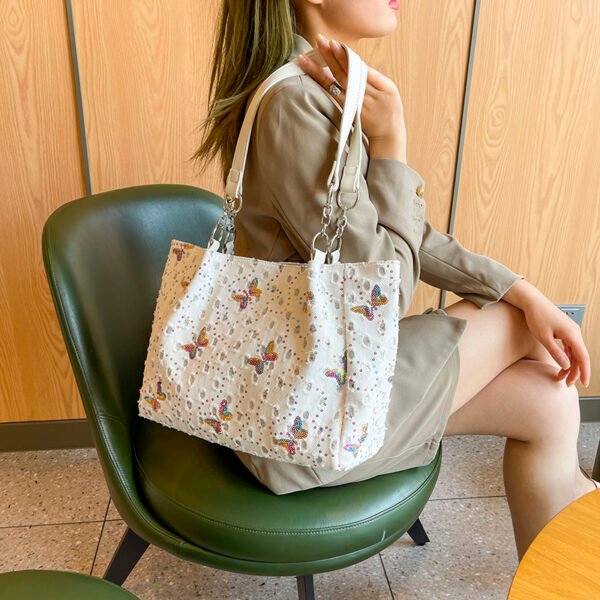 European American Large Bag Large Capacity Bag Shoulder Messenger Commuter Bag Women