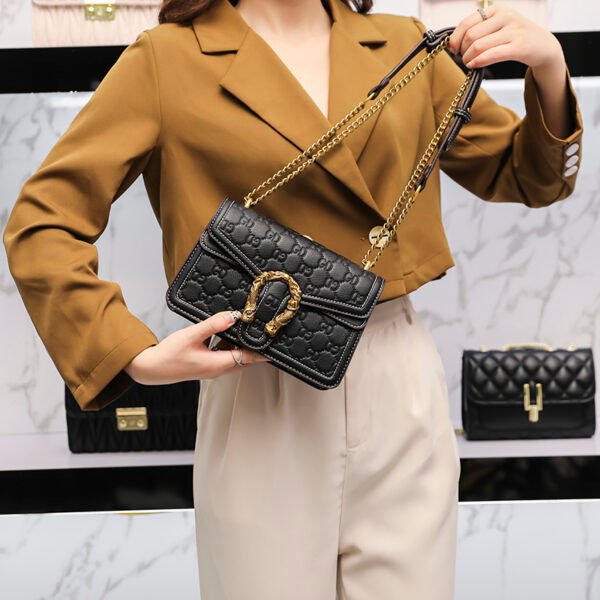 主图 (19) Chain Bag Small Square Bag Bag Senior Sense Of Hundred Shoulder Crossbody Bag Fashion Shoulder Bag