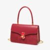 Large Capacity Red Handbag