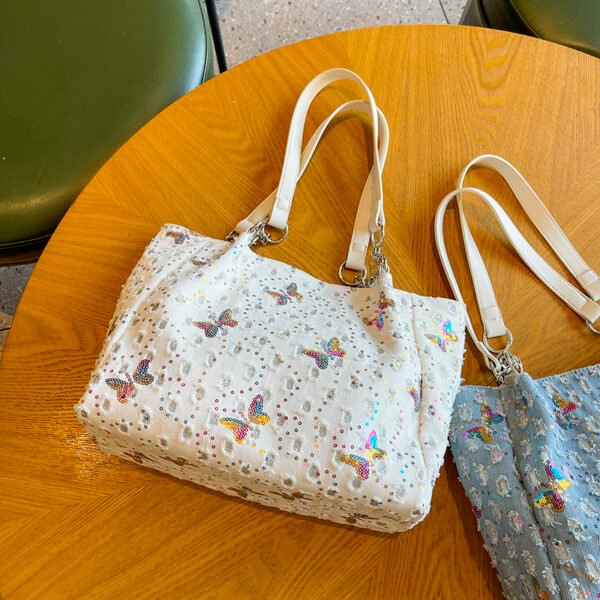 European American Large Bag Large Capacity Bag Shoulder Messenger Commuter Bag Women