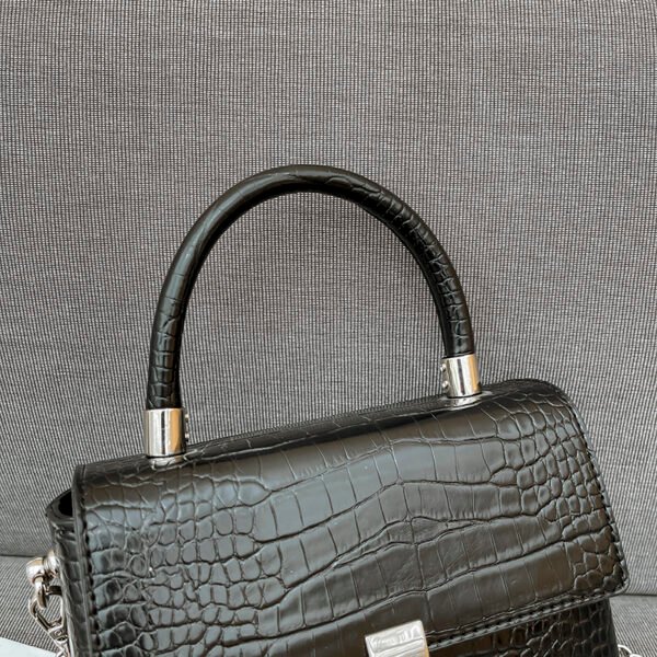 High-Grade Versatile Handbag Chain Bag Crocodile Pattern Small Square Bag Summer Fashion Small Bag Women's Shoulder Messenger Bag