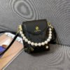 One-Shoulder Crossbody Korean Version Pearl Handbag Fashionable Simple Sweet Women's Bag Mobile Phone Bag