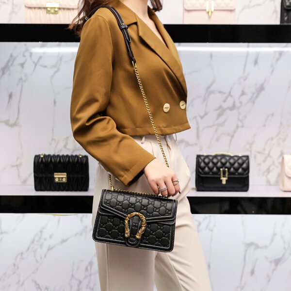 主图 (21) Chain Bag Small Square Bag Bag Senior Sense Of Hundred Shoulder Crossbody Bag Fashion Shoulder Bag