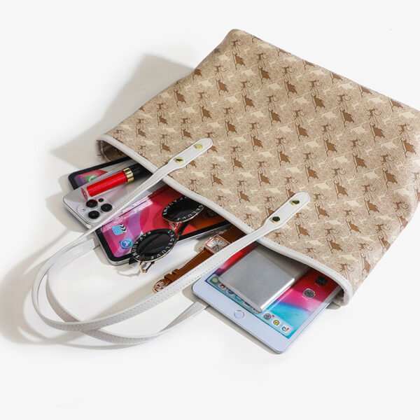 Old Flower Full Print Tote Bag