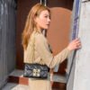 主图 (23) Pearl Diamond Buckle Women's Bag Large Capacity Bag Autumn And Winter New Style Trendy Versatile Shoulder Messenger Bag Diamond Chain Bag