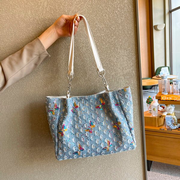 European American Large Bag Large Capacity Bag Shoulder Messenger Commuter Bag Women