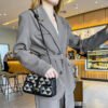 Light Luxury Niche Design Checkerboard Bag Women's Versatile Shoulder Bag Stylish Underarm Bag