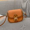 Saddle Bag Women's Korean Style Shoulder Messenger Bag Contrast Color Stitching Personality Versatile Fashion