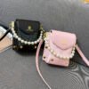 One-Shoulder Crossbody Korean Version Pearl Handbag Fashionable Simple Sweet Women's Bag Mobile Phone Bag