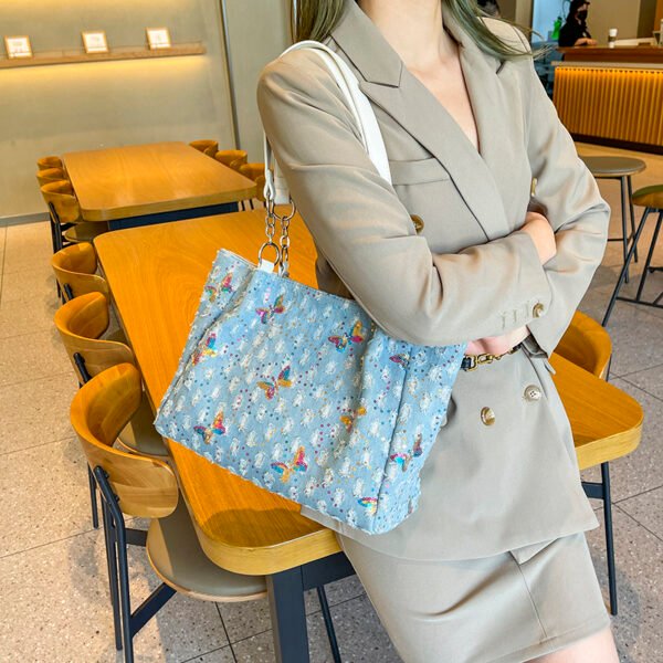 European American Large Bag Large Capacity Bag Shoulder Messenger Commuter Bag Women