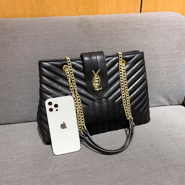 V-Grain Tote Bag Ladies Bag Women's Bag Wholesale Women's Messenger Bag Large Capacity Embroidered Shoulder Bag