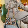 Light Luxury Niche Design Checkerboard Bag Women's Versatile Shoulder Bag Stylish Underarm Bag