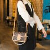 Ladies New Style Bag Lock Large Capacity Fashion Women's Bag Middle-Aged Mother Messenger Bag