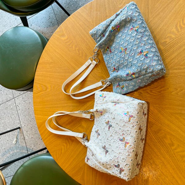 European American Large Bag Large Capacity Bag Shoulder Messenger Commuter Bag Women