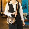 Ladies New Style Bag Lock Large Capacity Fashion Women's Bag Middle-Aged Mother Messenger Bag