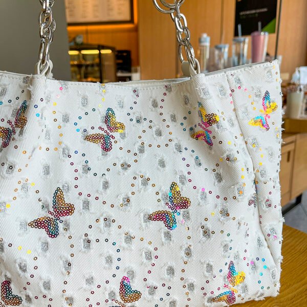 European American Large Bag Large Capacity Bag Shoulder Messenger Commuter Bag Women