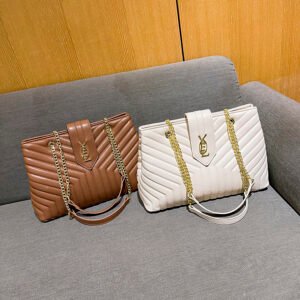 主图 (36) V-Grain Tote Bag Ladies Bag Women's Bag Wholesale Women's Messenger Bag Large Capacity Embroidered Shoulder Bag