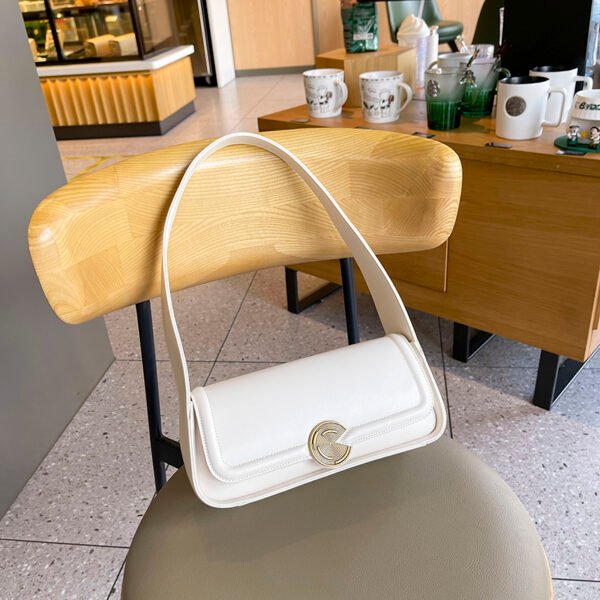 Handbag Underarm Bag For Women Niche High-End Wide Shoulder Strap Shoulder Bag Baguette Bag French Style