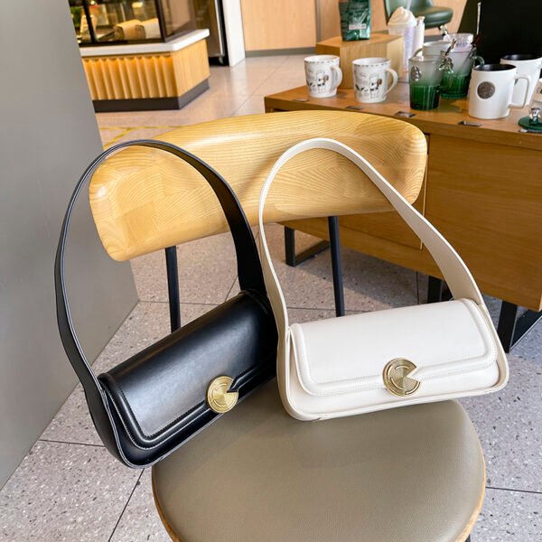 Handbag Underarm Bag For Women Niche High-End Wide Shoulder Strap Shoulder Bag Baguette Bag French Style