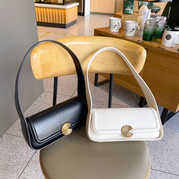 Handbag Underarm Bag For Women Niche High-End Wide Shoulder Strap Shoulder Bag Baguette Bag French Style