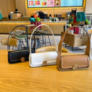 主图 (43) Handbag Underarm Bag For Women Niche High-End Wide Shoulder Strap Shoulder Bag Baguette Bag French Style