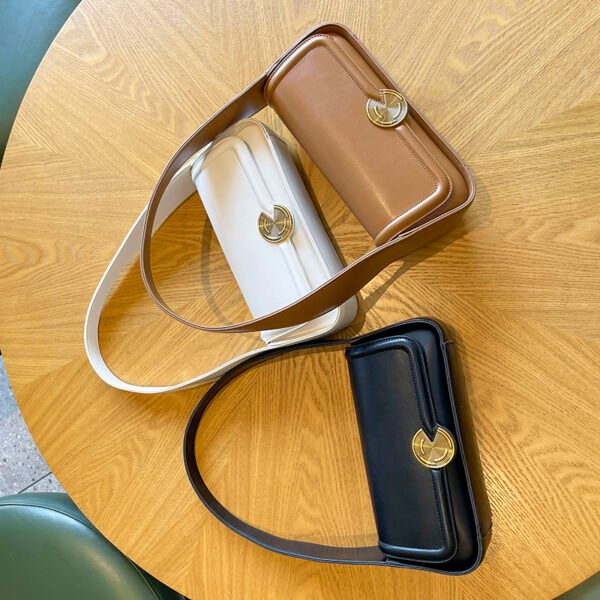 Handbag Underarm Bag For Women Niche High-End Wide Shoulder Strap Shoulder Bag Baguette Bag French Style