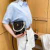 One-Shoulder Crossbody Korean Version Pearl Handbag Fashionable Simple Sweet Women's Bag Mobile Phone Bag