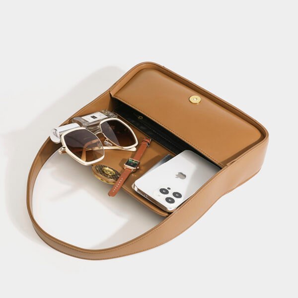 Handbag Underarm Bag For Women Niche High-End Wide Shoulder Strap Shoulder Bag Baguette Bag French Style