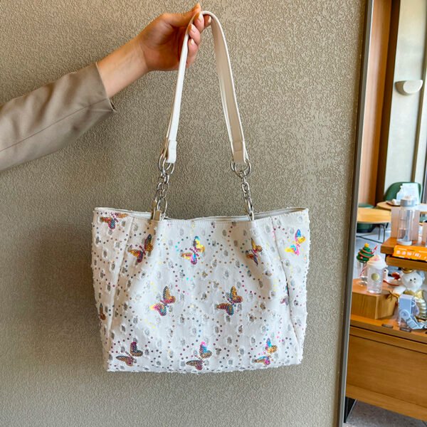 European American Large Bag Large Capacity Bag Shoulder Messenger Commuter Bag Women