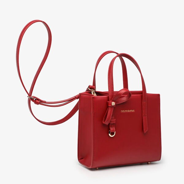 Platinum Crocodile Pattern Shoulder Bag