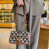 Light Luxury Niche Design Checkerboard Bag Women's Versatile Shoulder Bag Stylish Underarm Bag