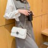 Summer Mini Bag Women Korean Style All-Match Small Square Bag Messenger Bag Internet Celebrity Fashion Chain Bag