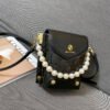 One-Shoulder Crossbody Korean Version Pearl Handbag Fashionable Simple Sweet Women's Bag Mobile Phone Bag